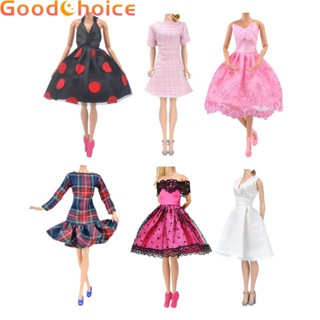 Doll Costume Tulle White Color Polka Dots Satin Silk Princess Dress Set