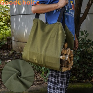 Firewood Carrier Bag Camping Canvas Carrying Wood Handles Outdoors Durable