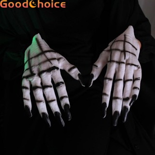 Halloween Wolf Gloves Claw Props for Cosplay Costume Spooky Werewolf Hand Paw