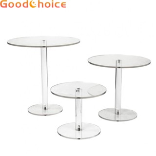 Cake Stand 8/10/12inch Acrylic For Events And Parties Reusable Transparent