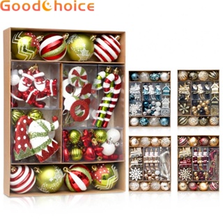 Christmas Tree Balls 50 Pieces Set Assorted Decor Decorative Ornaments