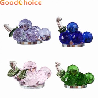 Handicraft Ornament Crystal Grape Harvest Wedding Gift Lattice Cabinet Ornament