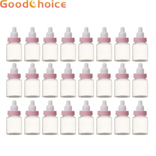 24 Fillable Bottle Baby Shower Favor Prize Candy Container Blue Pink Party Decor