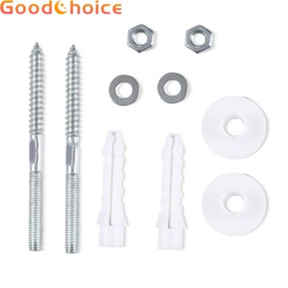 Double Tooth Screw Fixing Screw Set Iron Silver Washbasin Installation