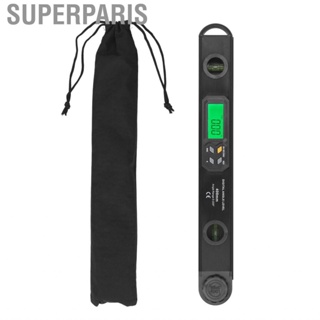 Superparis 400mm Angle Finder Ruler Digital Aluminum Alloy Woodworking Level