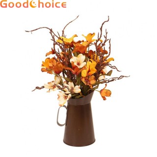 Artificial Autumn Bouquet With Bucket For Festival Thanksgiving Autumns Decor