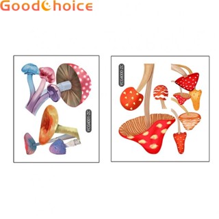 Colorful Mushroom Wall Sticker Switch Sticker Luminous Sticker Room Decoration