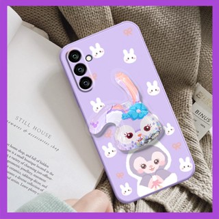 The New Glitter Phone Case For Samsung Galaxy A24/SM-A245F Skin-friendly feel quicksand phone case Skin feel silicone