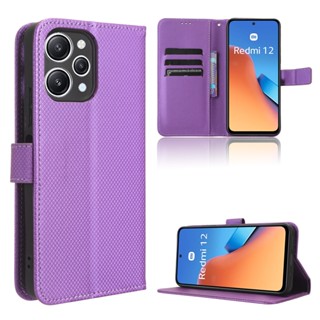 เคสโทรศัพท์มือถือหนัง ฝาพับ พร้อมช่องใส่บัตร สําหรับ Xiaomi Poco M6 Pro 5G M6Pro 5G