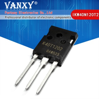 วงจรรวม IKW40N120T2 TO-247 K40T1202 TO247 IKW40N120 IGBT 40A 1200V 40T1202 10 ชิ้น