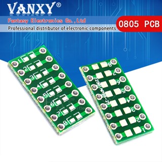 บอร์ดถ่ายโอน 0805 0603 0402 เป็น DIP PCB DIP Pin บอร์ดพิน พิทช์อะแดปเตอร์ 10 ชิ้น