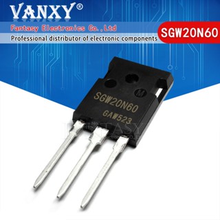 วงจรรวม IGBT SGW20N60 TO-247 G20N60 TO247 20N60 600V 20A 5 ชิ้น