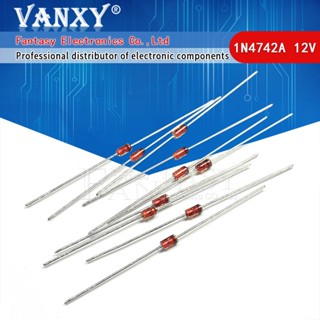 ซีเนอร์ไดโอด 1W 12V 1N4742A 1N4742 DO-41 100 ชิ้น