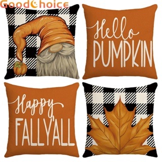 Pillow Covers Elegant Design Pumpkin Soft Thanksgiving 18*18 Inch 2Pcs