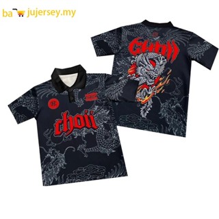 Cho Polo JERSI DRAGON 2023 เสื้อยืดโปโลลําลอง แขนสั้น สไตล์สปอร์ต