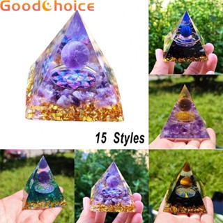 Energize Your Space with Handmade Crystal Healing Pyramid and Orgone Energy