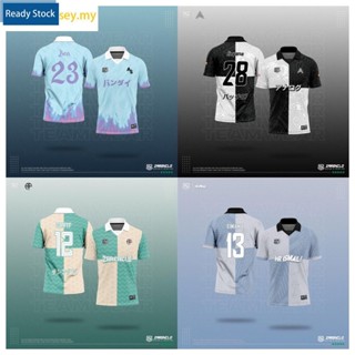 เสื้อโปโลแขนสั้น ลาย Jersey Viral OOTD 2023 LEO MESSI สไตล์ญี่ปุ่น เรโทร สําหรับผู้ชาย และผู้หญิง 2023 23