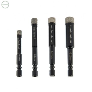 GORGEOUS~Drill Bits 10mm Diamond Length 6/8/10/12mm Hole Dirll Size Diamond Tile Drill