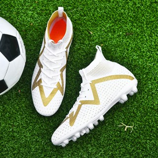 Falcon22 FG Football Boots กีฬากลางแจ้งมืออาชีพรองเท้าฟุตบอลสําหรับผู้ชายและผู้หญิง Size: 35-47