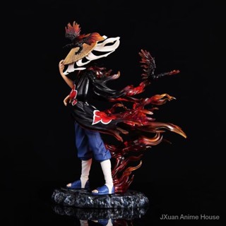 โมเดลฟิกเกอร์ รูปปั้นนารูโตะ MRJ Uchiha Itachi Crow Itachi Eyes Glowing Statue CMP5 สําหรับตกแต่ง