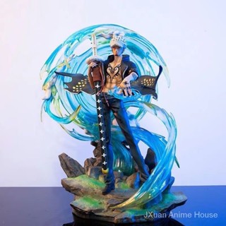 โมเดลฟิกเกอร์ One Piece GK Phantom Rotrafalgar Luo Qiwuhai Super Huge Scene สําหรับตกแต่ง LF6E