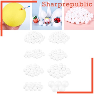 [Sharprepublic] ลูกบอลโฟมโพลีสไตรีน แฮนด์เมด DIY สีขาว