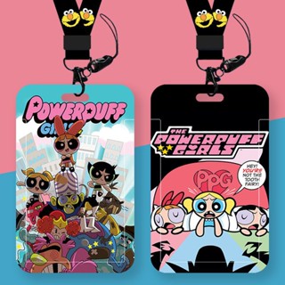 กระเป๋าใส่บัตรรถบัส บัตรเครดิต บัตรประจําตัวประชาชน ลาย Powerpuff Girls น่ารัก แฟชั่น สําหรับนักเรียนหญิง