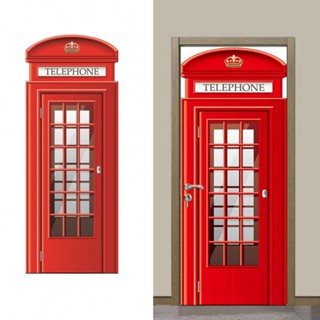 สติกเกอร์ PVC ลายศิลปะ Deco สไตล์ยุโรป 3D สําหรับติดตกแต่งผนังตู้เย็น