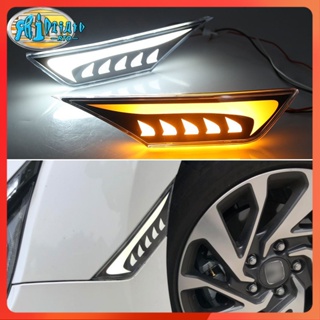 Rto หลอดไฟเลี้ยว LED 12V DRL สําหรับ Honda Civic Sedan Hatchback Type R 2016-2020