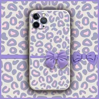 The New phone case Phone Case For iphone 11 Pro Skin feel silicone protective case Skin-friendly feel Anti-fall Bowknot