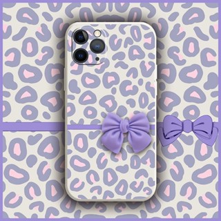 The New phone case Phone Case For iphone 11 Pro Skin feel silicone protective case Skin-friendly feel Anti-fall Bowknot