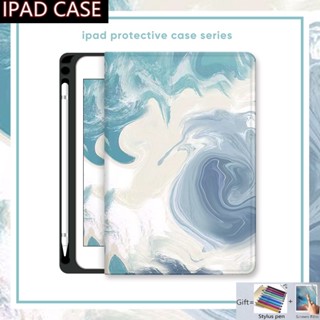 เคสแท็บเล็ต กันกระแทก พร้อมช่องใส่ปากกา สําหรับ Ipad Pro 11 10.5 9.7 10.9 10.2 นิ้ว 2020 2021 Air 5th 4th 3rd 2nd 1st 10th 9th 8th 7th 6th