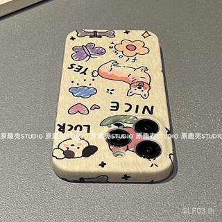 เคสป้องกันโทรศัพท์มือถือ แบบนิ่ม ลายลูกสุนัขน่ารัก กันกระแทก สําหรับ iPhone 13 14Promax 11 12 xs xr xsmax