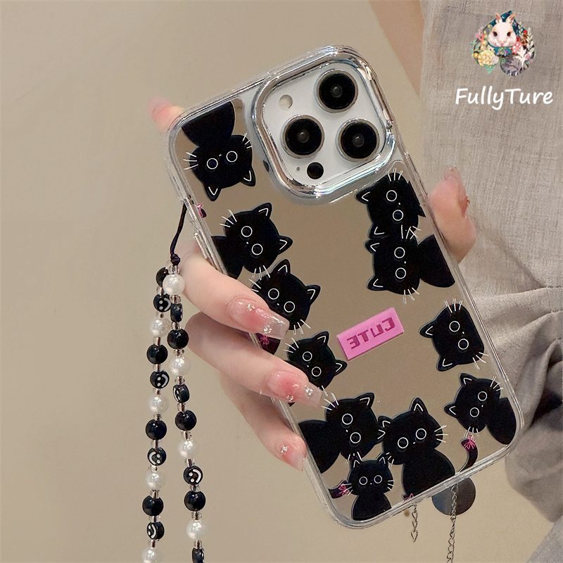 เคสโทรศัพท์มือถือกระจกแต่งหน้า คุณภาพสูง หรูหรา สําหรับ Iphone12 13 12 11 XR Pro Max 14