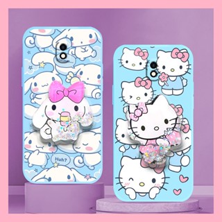Anti-fall Rotatable stand Phone Case For Samsung Galaxy J530/J5 2017/J5 Pro The New protective case Simplicity quicksand