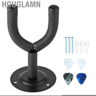 Houglamn Guitar Hanger Hook Holder  Wall Mounted Stable Sturdy Sponge Covering for Home