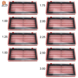 หมวกกันน็อคเชื่อม Diopter 0.75-3 50*40*3 มม. พร้อมกล่อง 2 ชิ้น