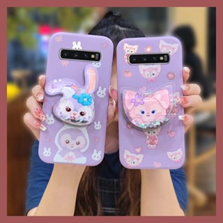 protective case Rotatable stand Phone Case For Samsung Galaxy S10/SM-G973N Simplicity cute Anti-fall Cartoon