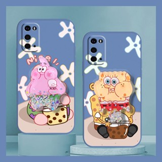 Rotatable stand protective case Phone Case For Samsung Galaxy S20/SM-G980F quicksand Cartoon Glitter ins Anti-fall cute