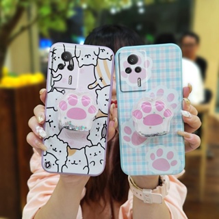 Skin feel silicone Glitter Phone Case For Redmi K60E ins quicksand Anti-fall Simplicity The New Liquid silicone shell Cartoon