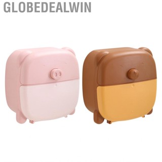 Globedealwin Hanging Tissue Box  Wall Mounted Traceless  Multi Purpose for Washroom