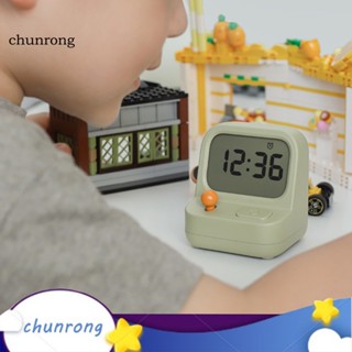 Chunrong นาฬิกาปลุกดิจิทัล อเนกประสงค์ สไตล์เรโทร สําหรับบ้าน และออฟฟิศ