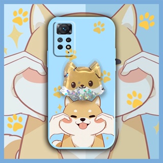 Rotatable stand Glitter Phone Case For Redmi Note11 Pro 5G-4G Global/Note11E Pro 5G cute Anti-fall The New