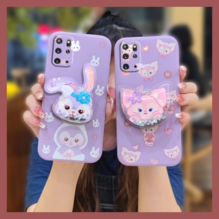 ins Skin feel silicone Phone Case For Samsung Galaxy S20 Plus/S20+/SM-G985F cute The New Anti-fall quicksand Simplicity