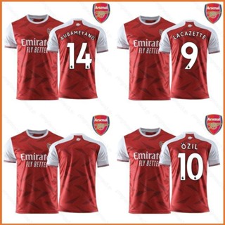 เสื้อกีฬาแขนสั้น ลายทีมชาติฟุตบอล Arsenal YT3 2020-2021 Aubameyang พลัสไซซ์ สําหรับผู้ชาย และผู้หญิง