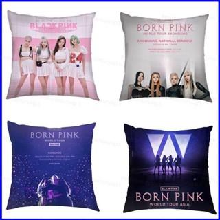 Gp1 ปลอกหมอน ลาย Blackpink Lisa Jisoo Jennie Rose ขนาด 45x45 ซม. สําหรับห้องนั่งเล่น โซฟา PG1