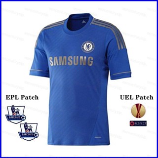 เสื้อกีฬาแขนสั้น ลายทีมชาติฟุตบอล Chelsea GP1 2012-13 ชุดเหย้า สไตล์เรโทร สําหรับผู้ชาย และผู้หญิง PG1