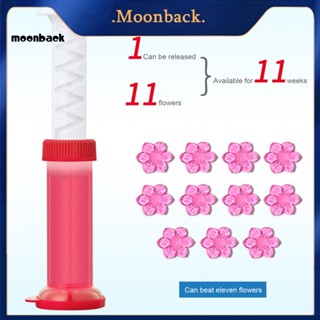 &lt;moonback&gt; เจลทําความสะอาดโถสุขภัณฑ์ 11 ครั้ง พร้อมเจลทําความสะอาดห้องน้ํา 48 มล. 6 กลิ่น