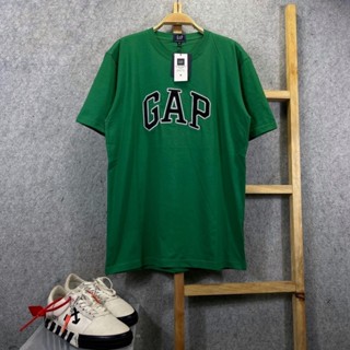 เสื้อยืด ลายโลโก้ GAP ARCH สีเขียว