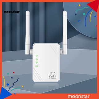 Moo อุปกรณ์เพิ่มสัญญาณเครือข่ายไร้สาย พร้อมตัวขยายสัญญาณ Wifi 300mbps สําหรับบ้าน